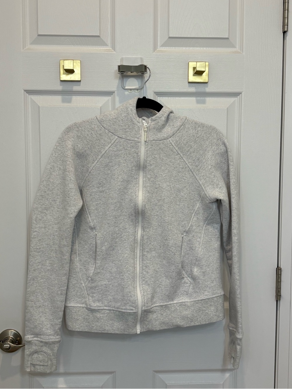 Lolë Light Gray Zip-Up Women's Jacket #1469